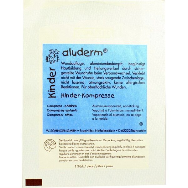 ALUDERM Kinder Kompressen 6x6 cm