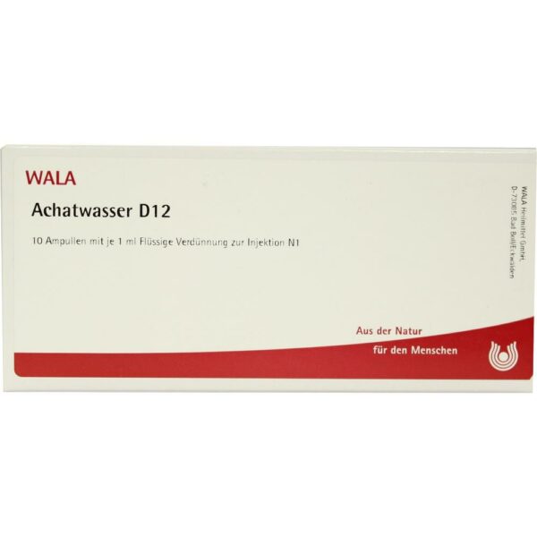 Achatwasser D12 Ampullen