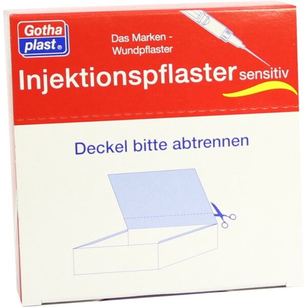 GOTHAPLAST Injektionspfl.sensitiv 2x7 cm