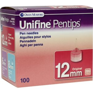 UNIFINE Pentips Kanüle 29 G 12 mm