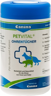 PETVITAL Feuchttücher f.Ohren vet.