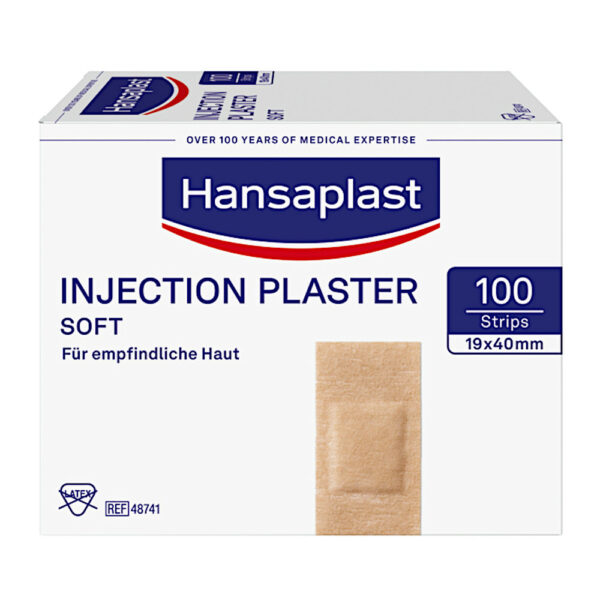 Hansaplast INJECTION PFLASTER SOFT 19x40mm