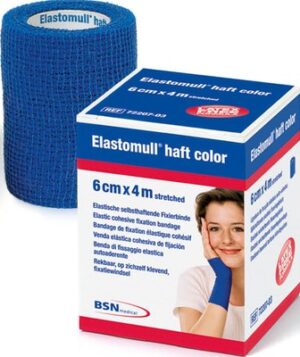 ELASTOMULL haft color 10 cmx20 m Fixierb.blau