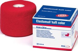 ELASTOMULL haft color 8 cmx20 m Fixierb.rot