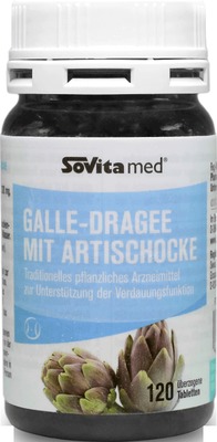 Galle-Dragee mit Artischocke