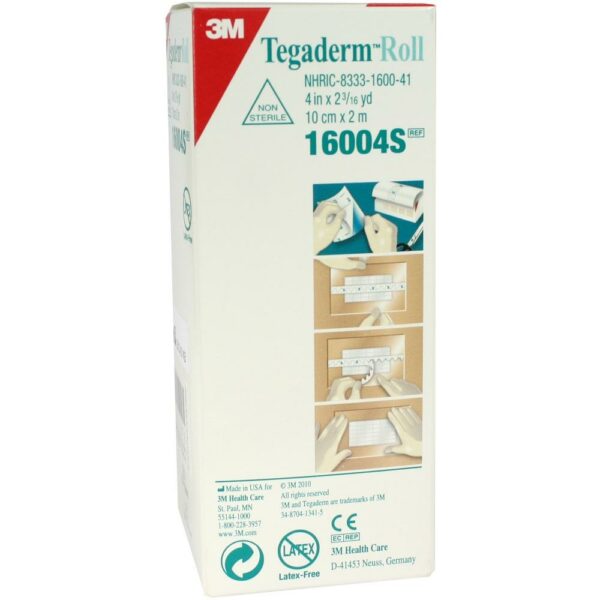 TEGADERM 3M Pflaster 10 cmx2 m Rolle 16004S