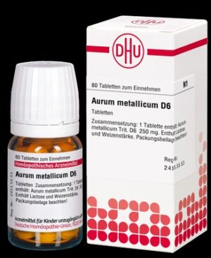 AURUM METALLICUM D 6 Tabletten