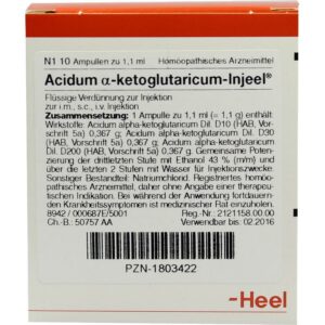 ACIDUM ALPHA KETOGLUTARICUM Injeel Ampullen