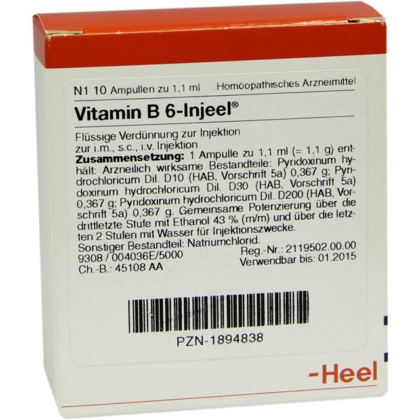 VITAMIN B6 Injeel Ampullen