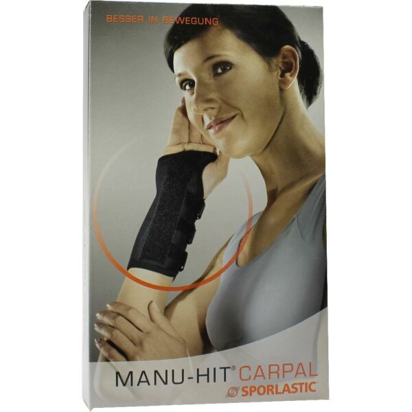 MANU-HIT CARPAL Orthese links Gr.M schwarz 07233