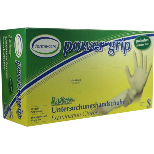 FORMA-care Latex power grip Handschuhe Gr.S