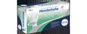 HANDSCHUHE Einmal Latex puderfrei XL