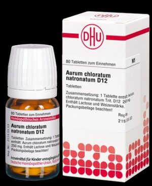 AURUM CHLORATUM NATRONATUM D 12 Tabletten