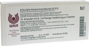 ARTICULATIO temporomandibularis GL D 12 Ampullen