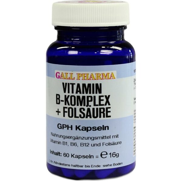 VITAMIN B Komplex+Folsäure Kapseln