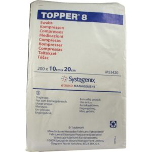 TOPPER 8 Kompr.10x20 cm unsteril