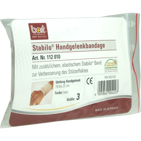 BORT Stabilo Handgelenkbandage Gr.3 haut