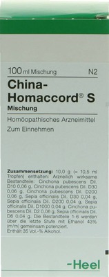 CHINA HOMACCORD S Tropfen