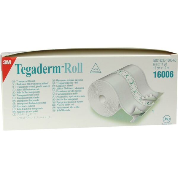 TEGADERM 3M Pflaster 15 cmx10 m Rolle 16006