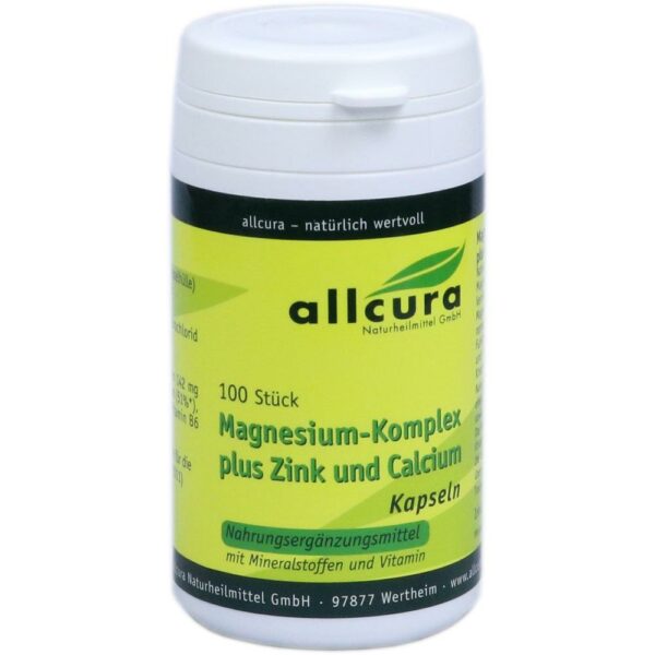 MAGNESIUM KOMPLEX m.Zink+Calcium Kapseln