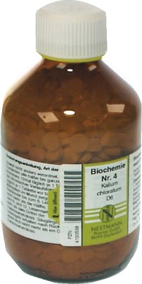 BIOCHEMIE 4 Kalium chloratum D 6 Tabletten