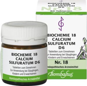 BIOCHEMIE 18 Calcium sulfuratum D 6 Tabletten