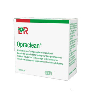 OPRACLEAN Mullbinde z.Tampon.m.Jodoform 5 cmx5 m