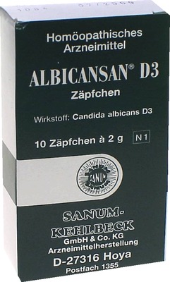 ALBICANSAN D 3 Suppositorien