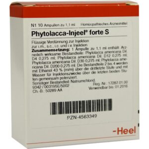 PHYTOLACCA INJEEL forte S Ampullen