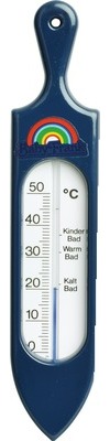 BADETHERMOMETER mit Griff blau 115005