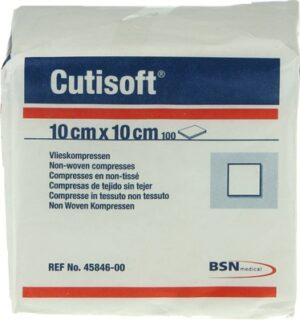 CUTISOFT Vlieskompressen 10x10 cm unsteril