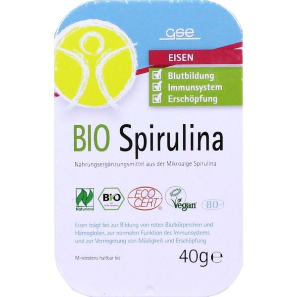 SPIRULINA 500 mg Bio Naturland Tabletten