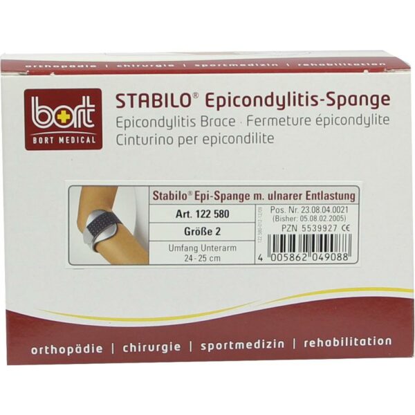 BORT Stabilo Epicondylitis Spange Gr.2 grau