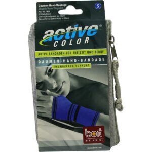 BORT ActiveColor Daumen Hand Band.small blau