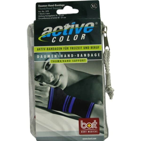 BORT ActiveColor Daumen Hand Band.x-large schw.