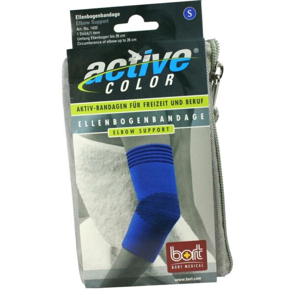 BORT ActiveColor Ellenbogenbandage small blau