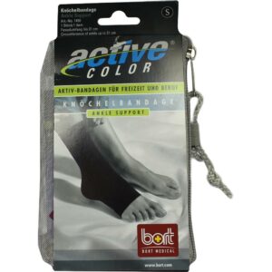 BORT ActiveColor Knöchelbandage small schwarz