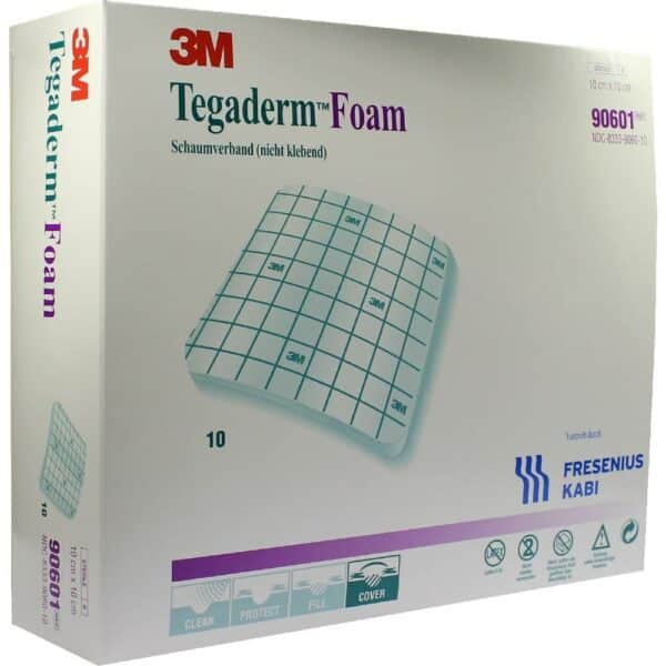 TEGADERM Foam Verband FK 10x10 cm 90601