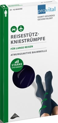 PROVITAL Reisekniestrümpfe Gr.39-42 schwarz