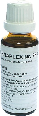 REGENAPLEX Nr.78 a Tropfen