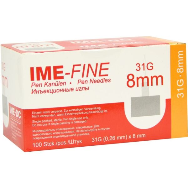 IME FINE Universal Pen Kanülen 31 G 8 mm