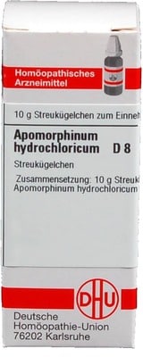 APOMORPHINUM HYDROCHLORICUM D 8 Globuli