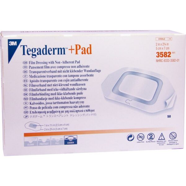 TEGADERM 3M Plus Pad 5x7 cm Fertigverb.3582