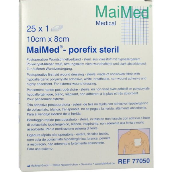 MAIMED porefix steril 8x10 cm