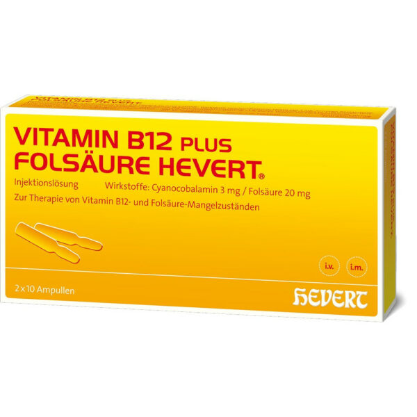 VITAMIN B12 PLUS FOLSÄURE HEVERT