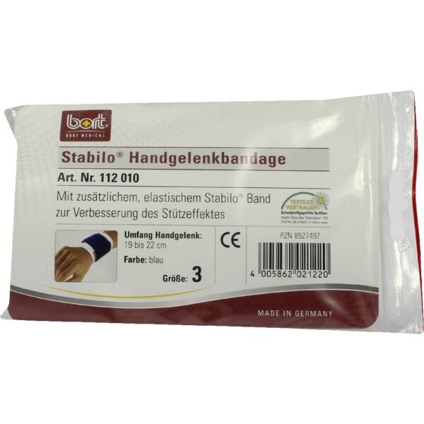 BORT Stabilo Handgelenkbandage Gr.3 blau