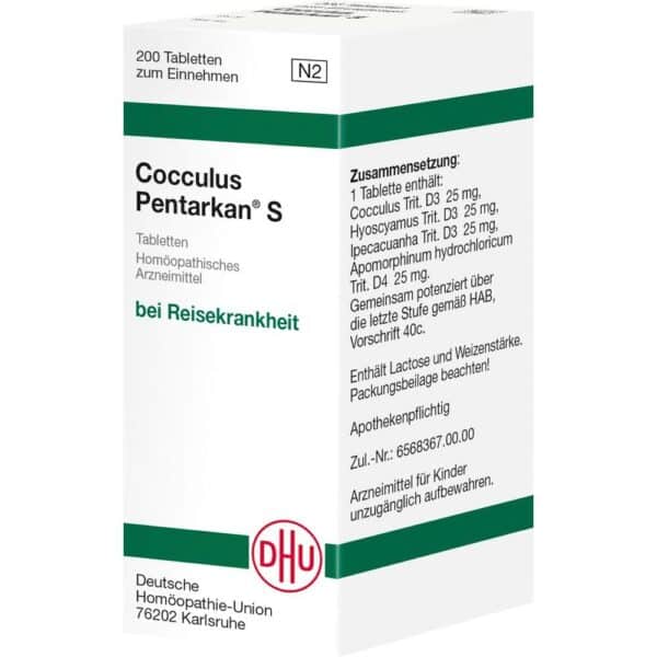 COCCULUS PENTARKAN S Tabletten