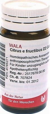 Citrus e fructibus D2 Globuli