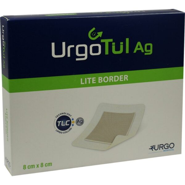 URGOTÜL Ag Lite Border 8x8 cm Verband