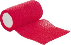 DRACOELFI haft color Fixierbinde 6 cmx4 m rot